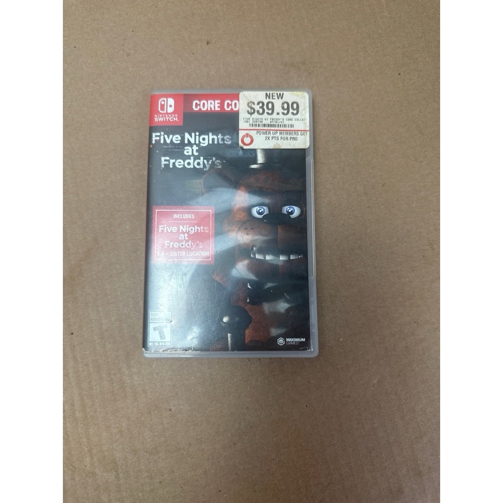 Five Nights at Freddys Core Collection Nintendo Switch CASE ONLY No Game